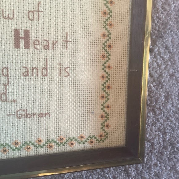 Inspirational Friendship Embroidered Saying Gibran - Picture 3 of 6